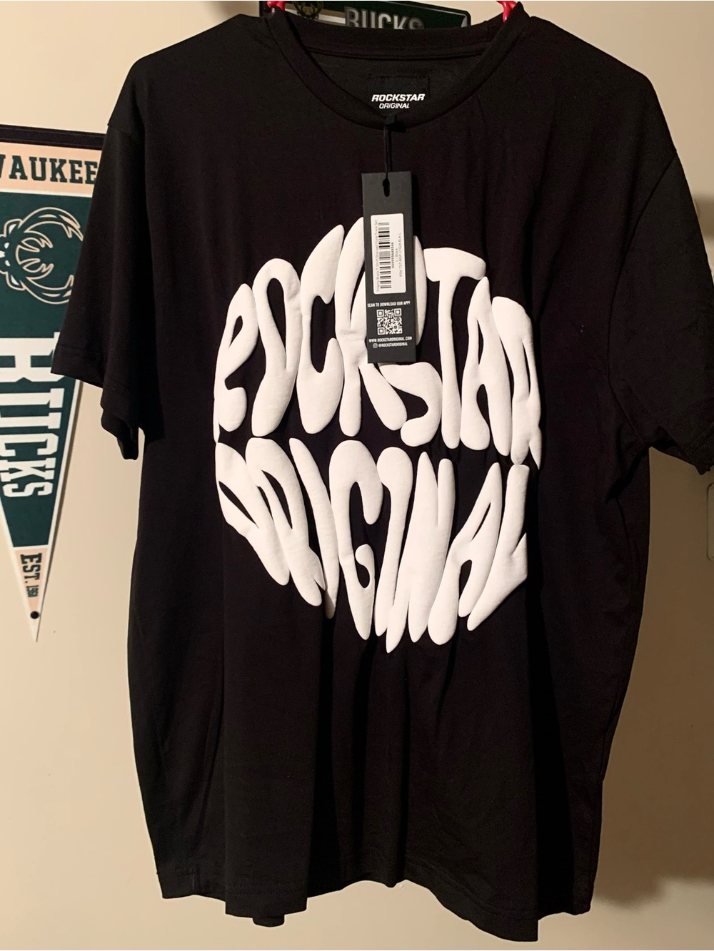 Rockstar Original Black Short Sleeve Graphic Tee
